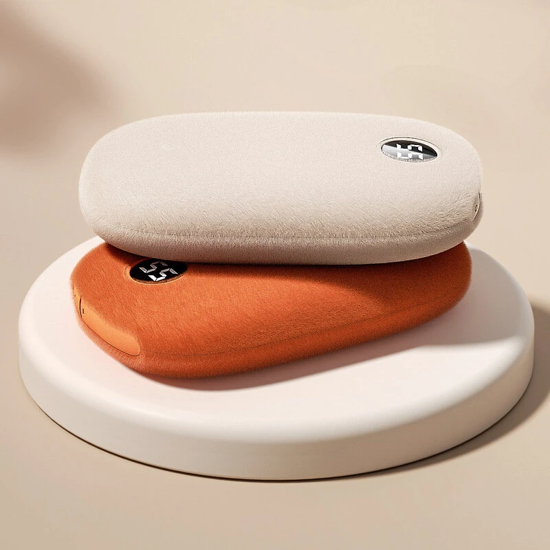 (image for) 4000mAh Plush Hand Warmer Power Bank 2 In 1 Hot Water Bottle Mini Graphene Hand Warmer Portable Graphene Electric Hand Warmer